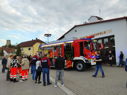 Empfang neues Feuerwehrfahrzeug