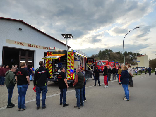 Empfang neues Feuerwehrfahrzeug