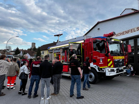 Empfang neues Feuerwehrfahrzeug
