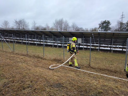 Brand Solarpark Buchhausen