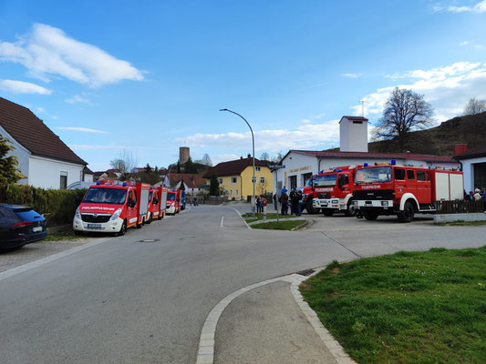 Empfang neues Feuerwehrfahrzeug