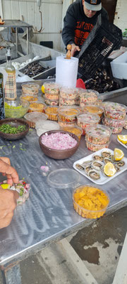 Ceviché am Markt - Seeigel gegessen 🫢
