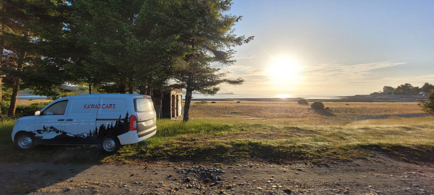1. Campingspot in Chiloe am pazifik