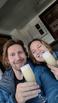 Erste Pisco sours