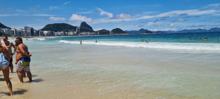 Ankunft in der Copacabana 
