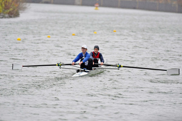 SM2-, Lgw.: Meier (Hanauer RG)/Becker (Gießen) auf Platz drei. Foto: 2000meter.de