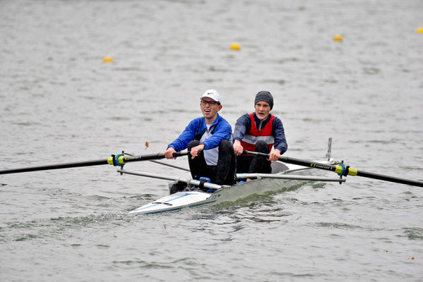 SM2-, Lgw.: Meier (Hanauer RG)/Becker (Gießen) auf Platz drei. Foto: 2000meter.de