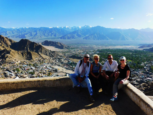 Die Festung bietet einen beeindruckenden Ausblick über Leh und das Tal des oberen Indus