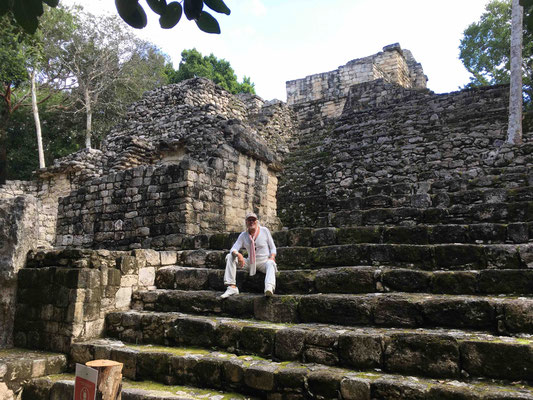 Ziel ist die mitten im Dschungel gelegene alte Maya-Metropole Calakmul