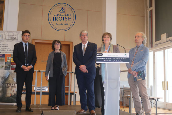 Stéphane Roudaut, Sophie Lessard, Brieg Haslé-Le Gall, Nadia Podzemskaia & Lorenzo Vinciguerra © Claude Péron / SEBL 2026