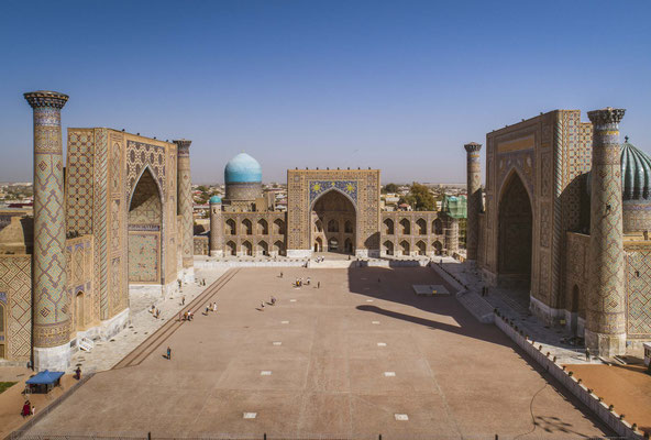 Buchara, Chiwa, Samarkand in Usbekistan. 