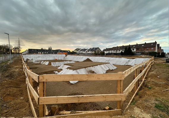 473_Übergangsunterkunft Kelmesberg Kupferstadt Stolberg, Baugrube