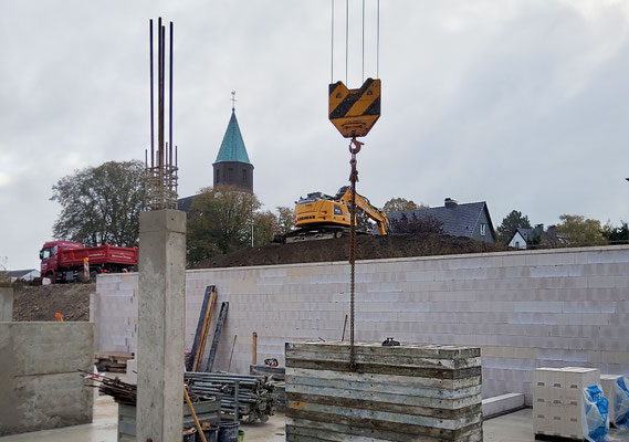 Neubau Kita Hasslinghausen Sprockhövel, Mauerwerk