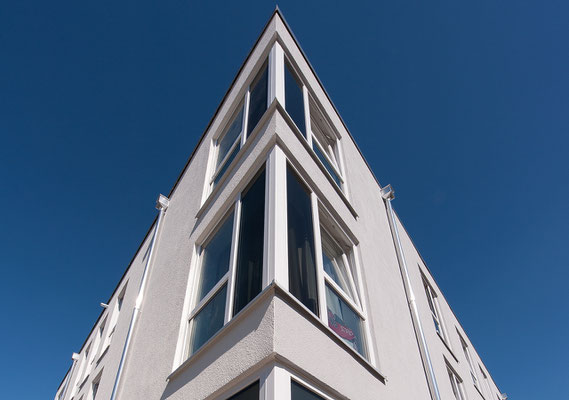 Neubau Studierendenwohnanlage in Gummersbach, Detail Fassade