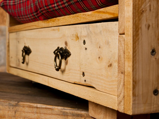 Muebles de madera de pallet. 