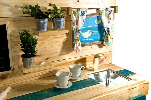 Cocina modular infantil. Línea 'patapalo'. Repuntomadera.