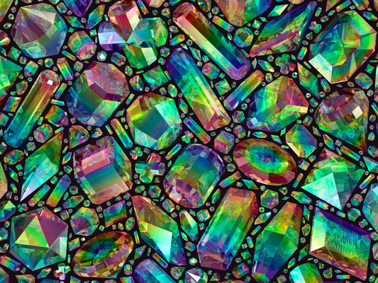 Iridescent Crystals II (2014)