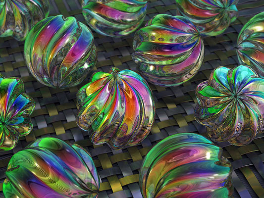 Twisted Glass Beads (2017)