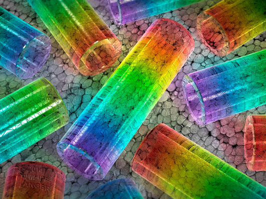 Colored Glass Tubes