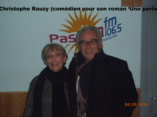 Jean-Christophe Rauzy, écrivain et comédien