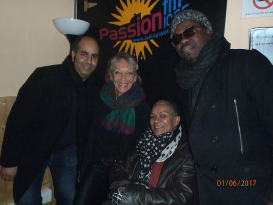 Jamal, Jacqueline Corbisier, Caron Mulongo et François Kency