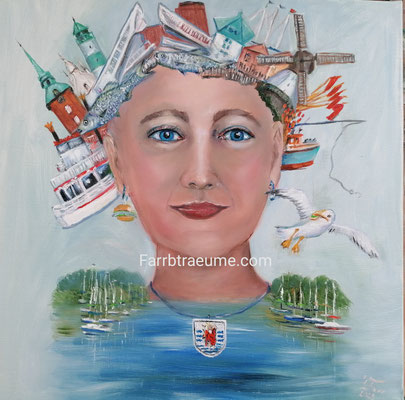  Frau Kappeln  50 x 50 Verkauft