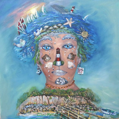 Frau Ostsee. 50 x 50  sold
