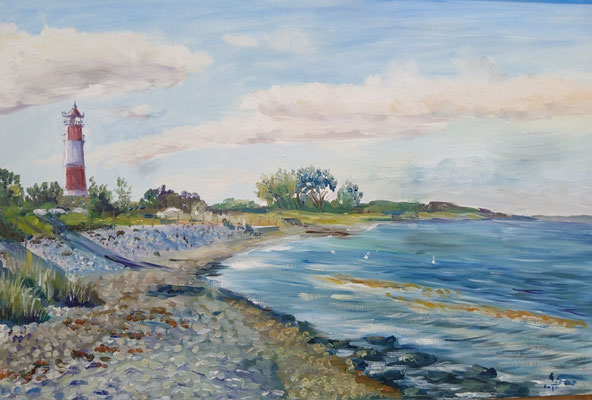 Falshöft am Abend, 40 x 60 Öl