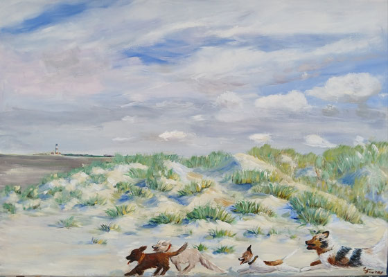 Der Weg ins Glück, Öl, 50 x 70