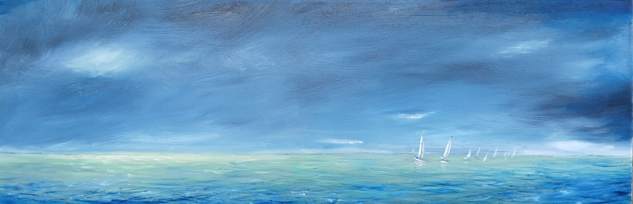 Surprise, Öl 30 x 90 