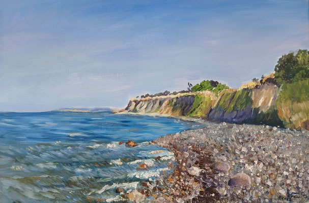 Steilküste Hubertushöhe 50 x 60 Öl 480,-