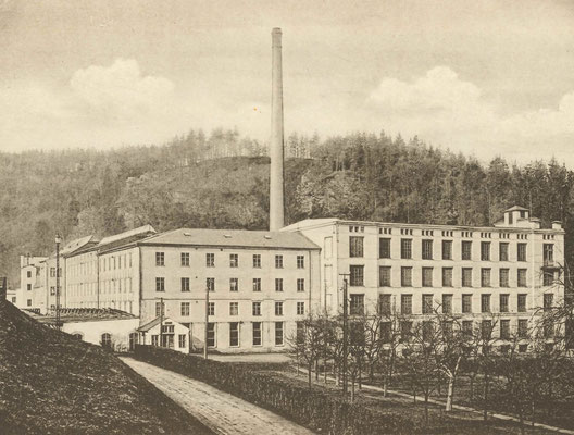 Bildquelle: "Gedenkschrift anläßlich der 100jährigen Wiederkehr des Tages der Inbetriebnahme der Spinnerei 1819-1919", Zschopau, 1919