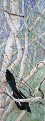 Elsterflug - 30 x 80 cm -private collection