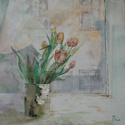 Am Stadtfenster - 50 x 50 cm -private collection