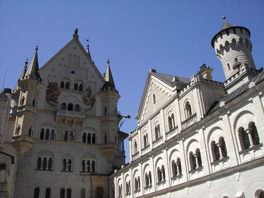 Schloss Neuschwanstein Innenhof