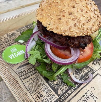 Vegan Burger + glutenfreier Bun