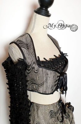 Creation My Oppa The FantaSteam Show 2020 Bohemian burlesque steampunk corsetry boho