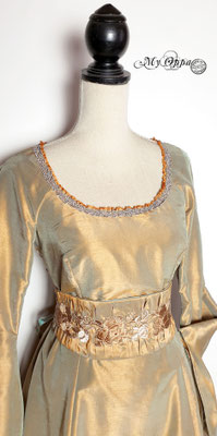 Création My Oppa Robe médiéval fantastique romantique elfique cérémonie mariage/ Medieval fantasy romantic elven wedding ceremony dress