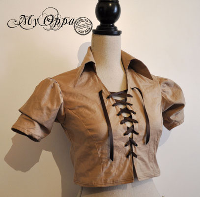 chemise courte steampunk my oppa 