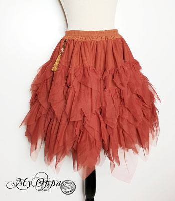jupe rouille boho steampunk tutu jupon skirt petticoat trust creation My oppa