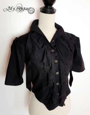 Chemise goth noire creation my oppa