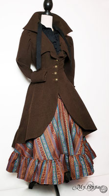 My Oppa creation patchwork 2020 steampunk coat