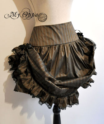 creation jupe steampunk doll skirt short