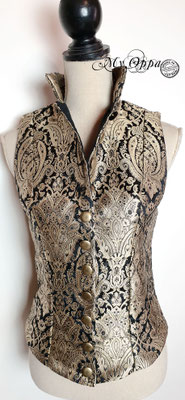 gilet brocart victorien steampunk