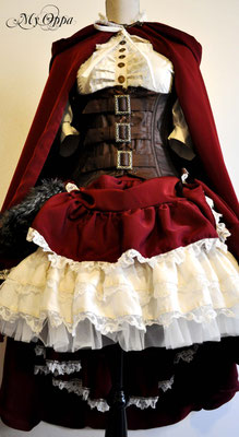 Official creation My Oppa COSTUME Little Red Riding Hood Steampunk/ creation my oppa Petit chaperon rouge 