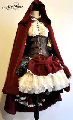 Official creation My Oppa COSTUME Little Red Riding Hood Steampunk/ creation my oppa Petit chaperon rouge 