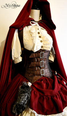 Official creation My Oppa COSTUME Little Red Riding Hood Steampunk/ creation my oppa Petit chaperon rouge 