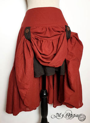 jupe rouille steampunk creation my oppa skirt