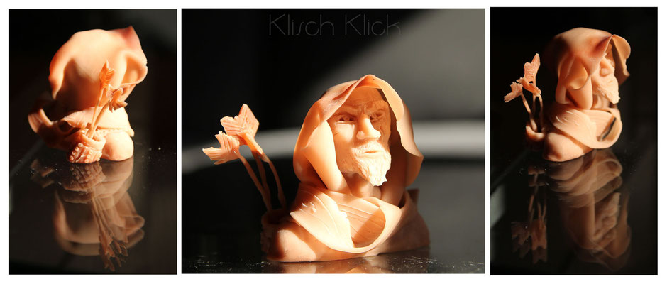 Super Sculpey freie Arbeit, unbemalt