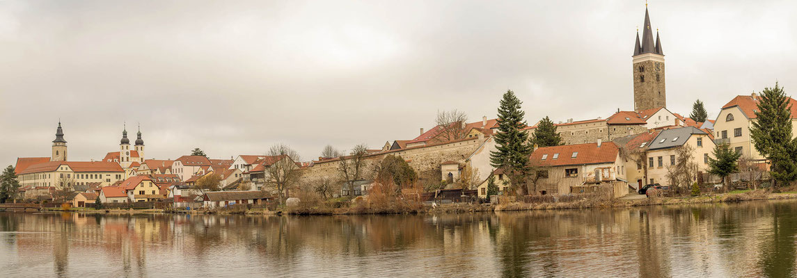 Panorama Telc/Teltsch CZ, 25.2.2024